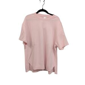 Women's Sandwash Short Sleeve T-Shirt Pink Size L